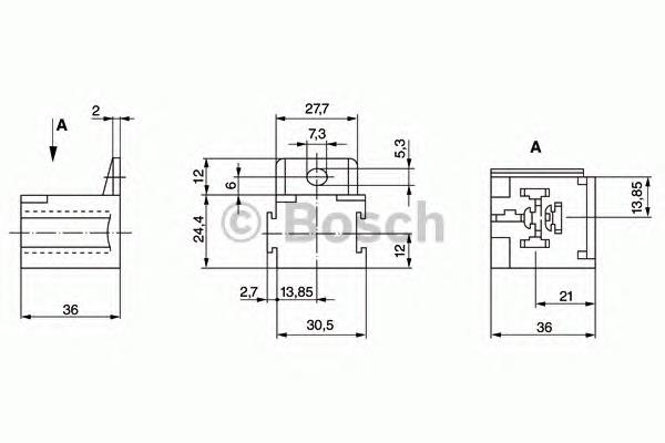 Роз’єм (фішка) реле свічок розжарювання Bosch 3334485008 ціна, від 1.59 USD