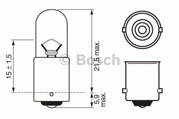 Купити 1987302207 Bosch Лампочки