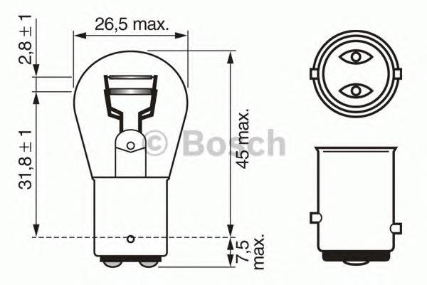 Купити 1987302282 Bosch Лампочки