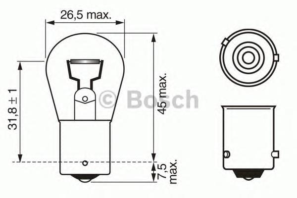 1987302502 Bosch Лампа автомобільна