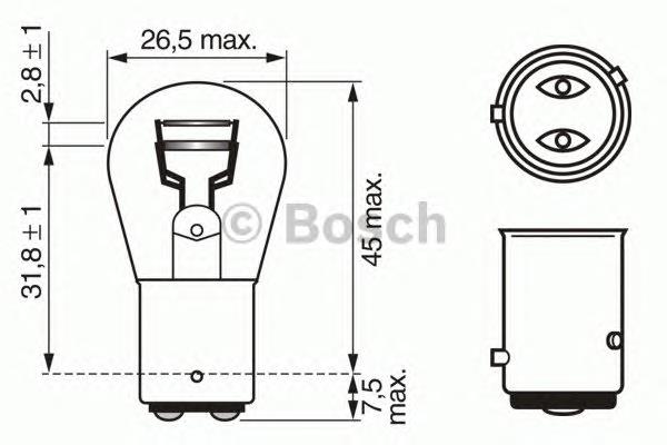 Купити 1987302215 Bosch Лампочки