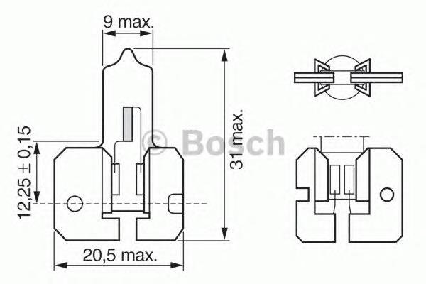 Лампочка галогенна 1987302422 Bosch