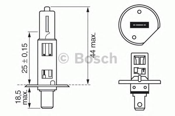 Лампочка галогенна Bosch 1987302012 ціна, від 2.11 USD