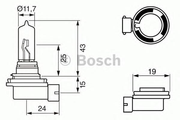 Лампочка галогенна Bosch 1987302082 ціна, від 8.73 USD