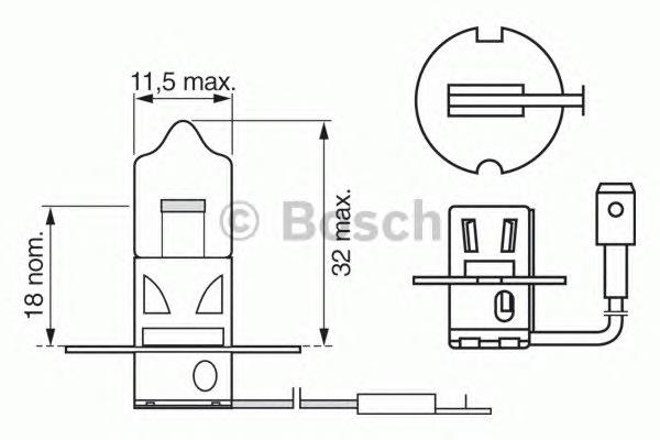 Лампочка галогенна Bosch 1987302038 ціна, від 1.96 USD
