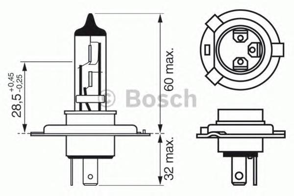 Лампочка галогенна 1987302441 Bosch