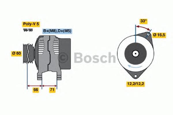 0986047751 Bosch генератор