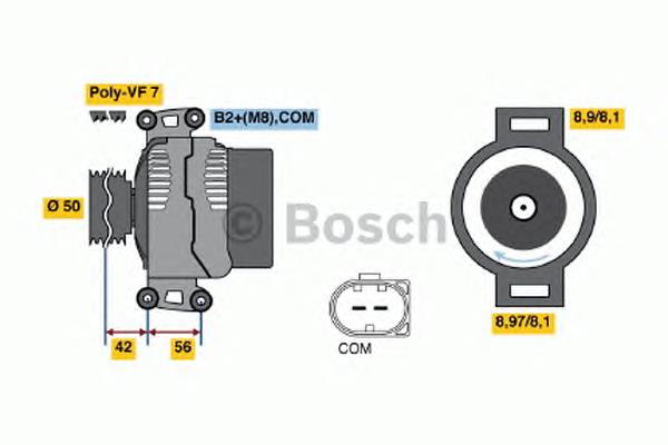 Генератор 0986047690 Bosch