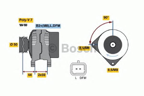 Купити 0986046260 Bosch Генератор