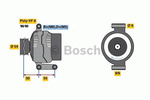 0986048771 Bosch генератор