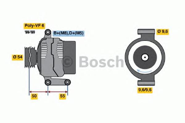 Генератор Bosch 0986048781 ціна, від 67.49 USD
