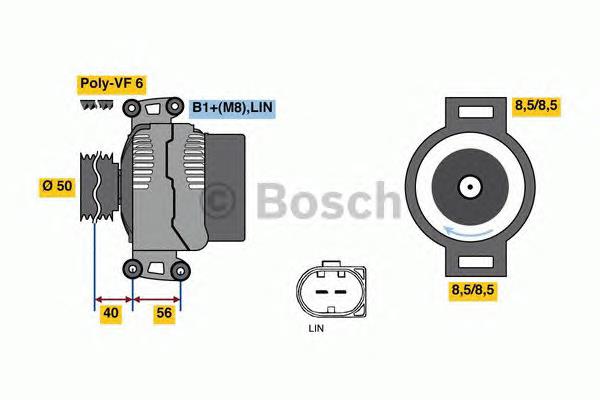 Купити 0986049010 Bosch Генератор