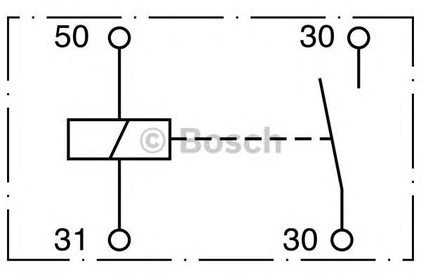 0333009017 Bosch Тягове реле стартера