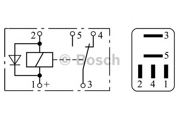 Реле електричне багатофункціональне 0332207304 Bosch