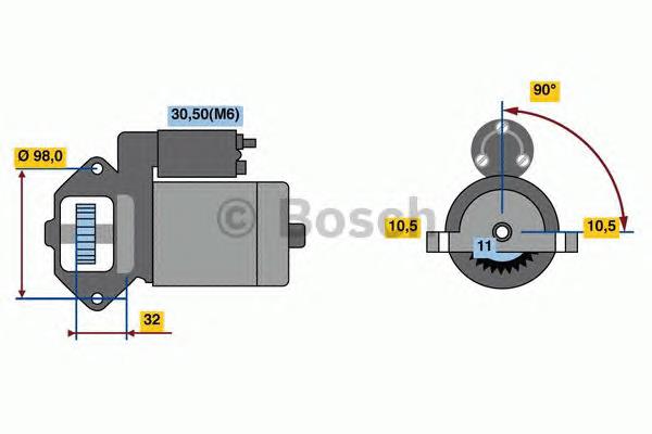 Стартер Bosch 0986023570 ціна, від 33.75 USD