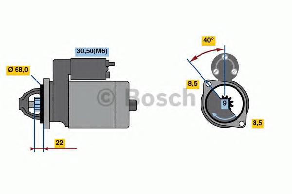 Стартер Bosch 0986023660 ціна, від 33.75 USD