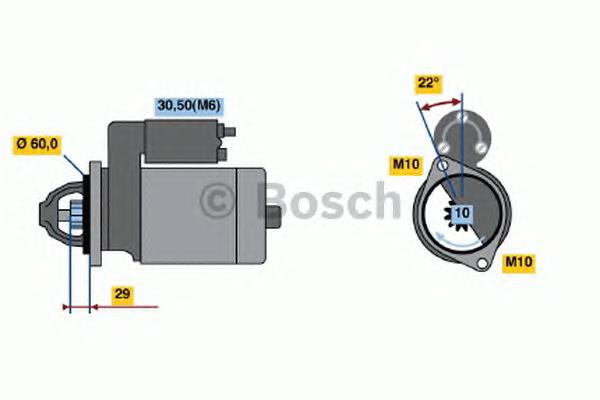 Стартер Bosch 0986021320 ціна, від 47.97 USD