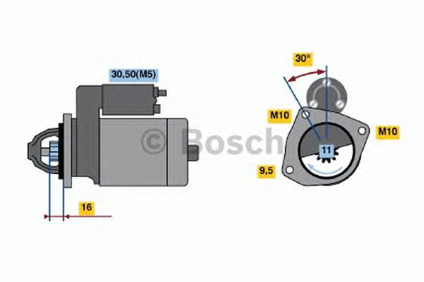 Купити 0986022131 Bosch Стартер