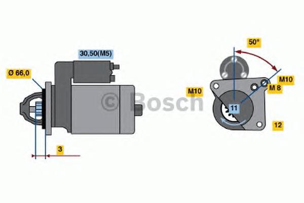 Стартер Bosch 0986020131 ціна, від 36.56 USD