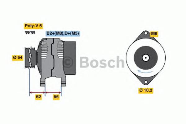 Купити 0124425025 Bosch Генератор