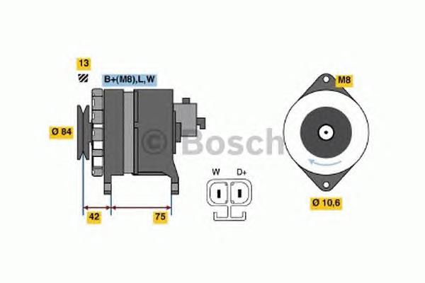 Генератор 0986041790 Bosch