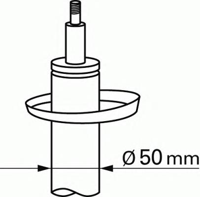 Амортизатор передній 312267 Sachs