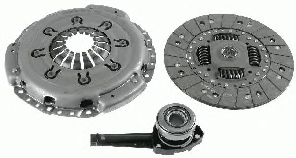 Купити 3000990101 Sachs Комплект зчеплення (диск, корзина, підшипник)