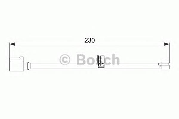 Купити 1987474569 Bosch Датчик зносу гальмівних колодок, задній