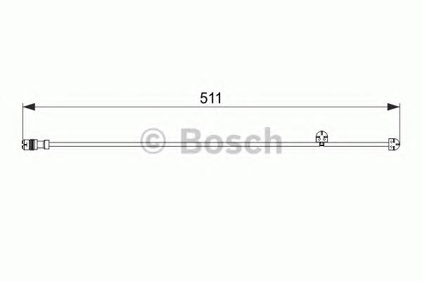 Датчик зносу гальмівних колодок, задній 1987474557 Bosch