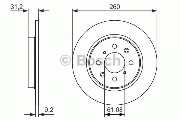 Гальмівні диски 0986479051 Bosch
