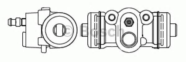 Робочий циліндр Bosch F026002387