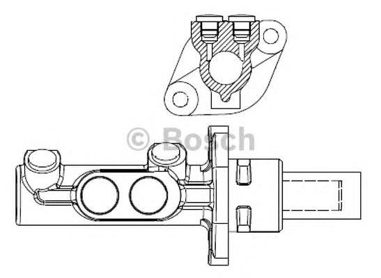F026003943 Bosch Циліндр гальмівний, головний