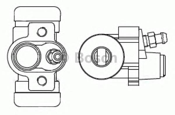 F026002384 Bosch циліндр гальмівний колісний/робітник, задній