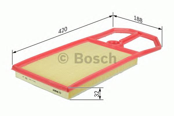 Купити F026400019 Bosch Автомобільний фільтр повітря