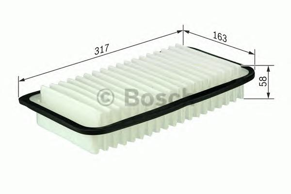 Купити 1987429183 Bosch Автомобільний фільтр повітря