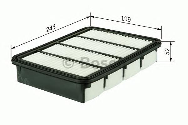 Купити F026400165 Bosch Автомобільний фільтр повітря