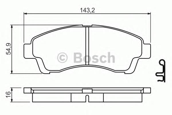 GDB3321 TRW Передні гальмівні колодки