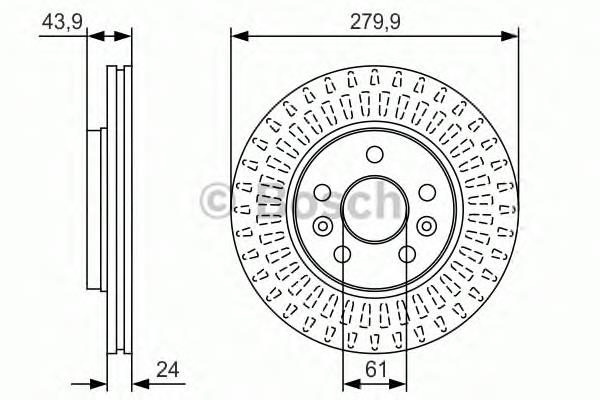 Купити 0986479S66 Bosch Ротор гальмівний