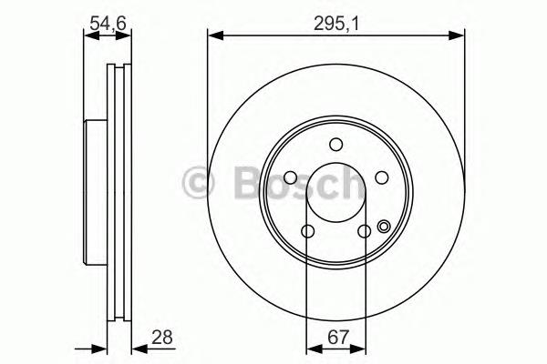 Диск переднього гальма Bosch 0986479R99 ціна, від 43.74 USD