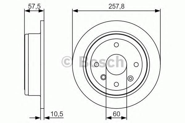 Задні дискові гальма Bosch 0986479S08 ціна, від 27.63 USD