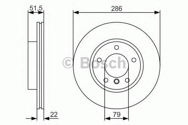 Купити 0986479S10 Bosch Ротор гальмівний