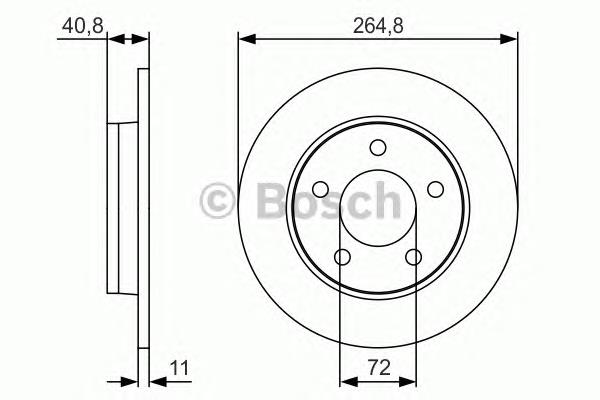 Задні дискові гальма Bosch 0986479S50 ціна, від 23.37 USD