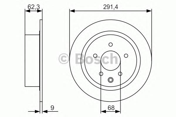 Задні дискові гальма Bosch 0986479R14 ціна, від 29.48 USD