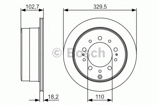 Гальмівні диски 0986479R15 Bosch