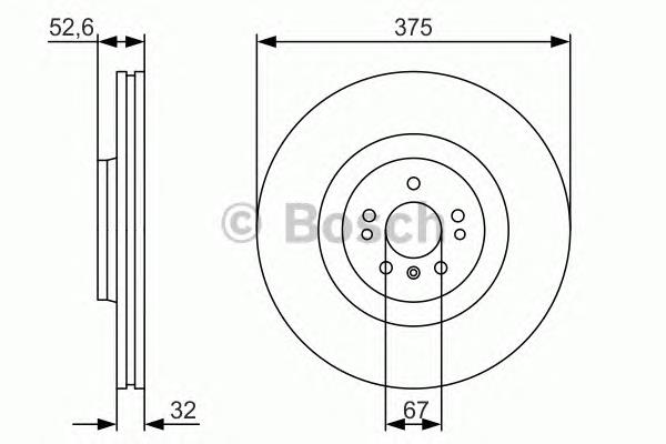 Купити 0986479R31 Bosch Ротор гальмівний