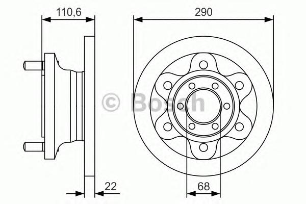 Гальмівні диски передні 0986479S95 Bosch