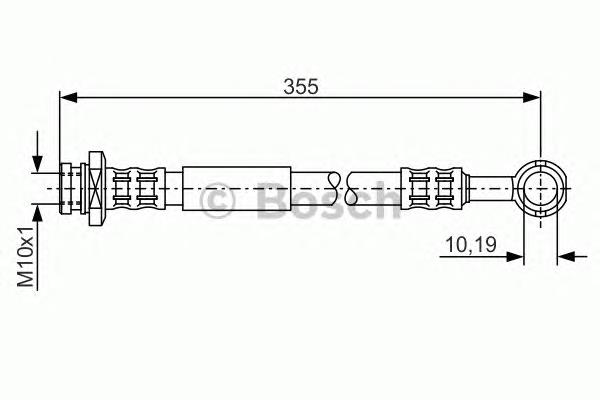 Купити T79050 Brembo Шланг гальмівний передній, правий