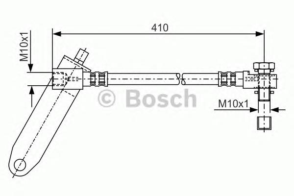 1987481047 Bosch Гальмівний шланг