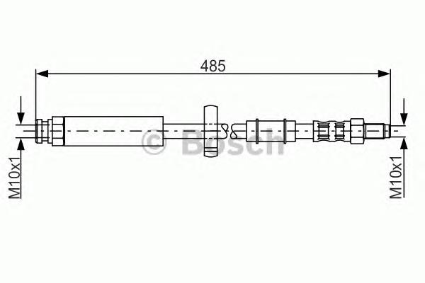 Купити 1987481063 Bosch Гальмівні шланги передні
