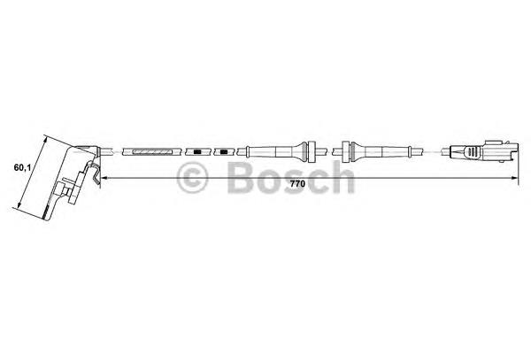0265008018 Bosch датчик абс (abs задній)